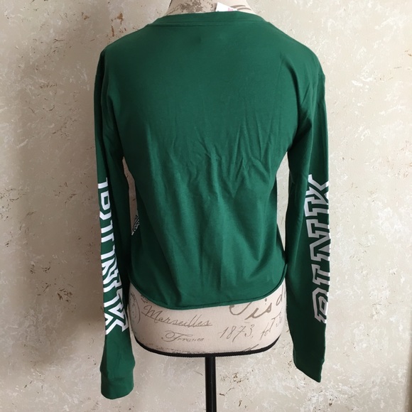 NWT Pink VS Crop Tee - Picture 4 of 8